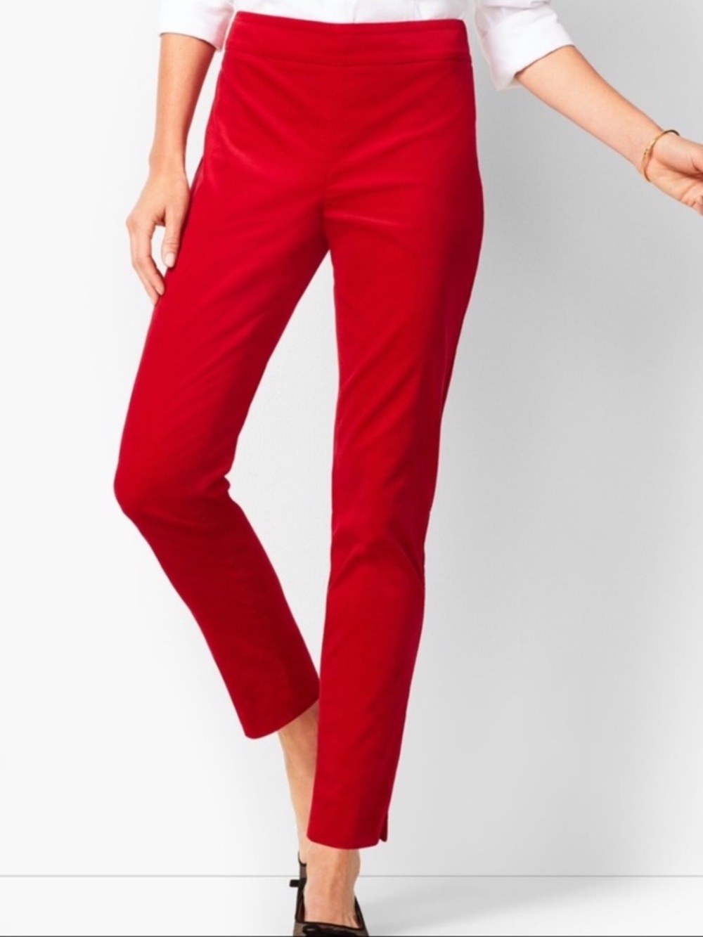 NWT Talbots Velveteen Ankle Pants